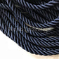 8Mm Navy Twisted Rope Satin Braid Cord Rayon Necklace Bracelet Jewelry Supplies Upholstery Cord.