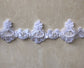 Bead And Sequined Lace Trim Beading Cord Bridal Selling Per Yard White Bridal Accessories