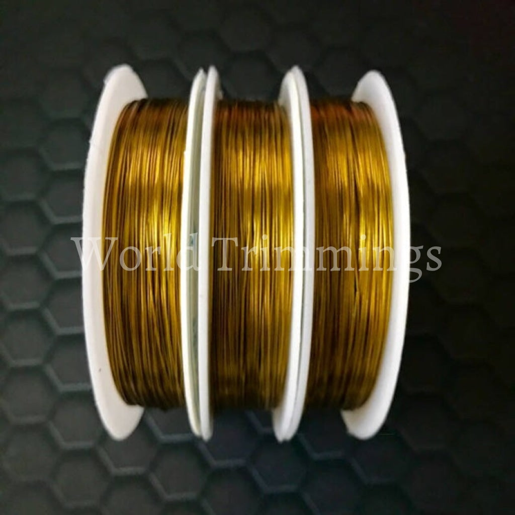 Copper Wire Kit 0.3Mm Diameter. Jewelry Making Supplies Beading Price Per Roll/33 Yards Gold Baby &