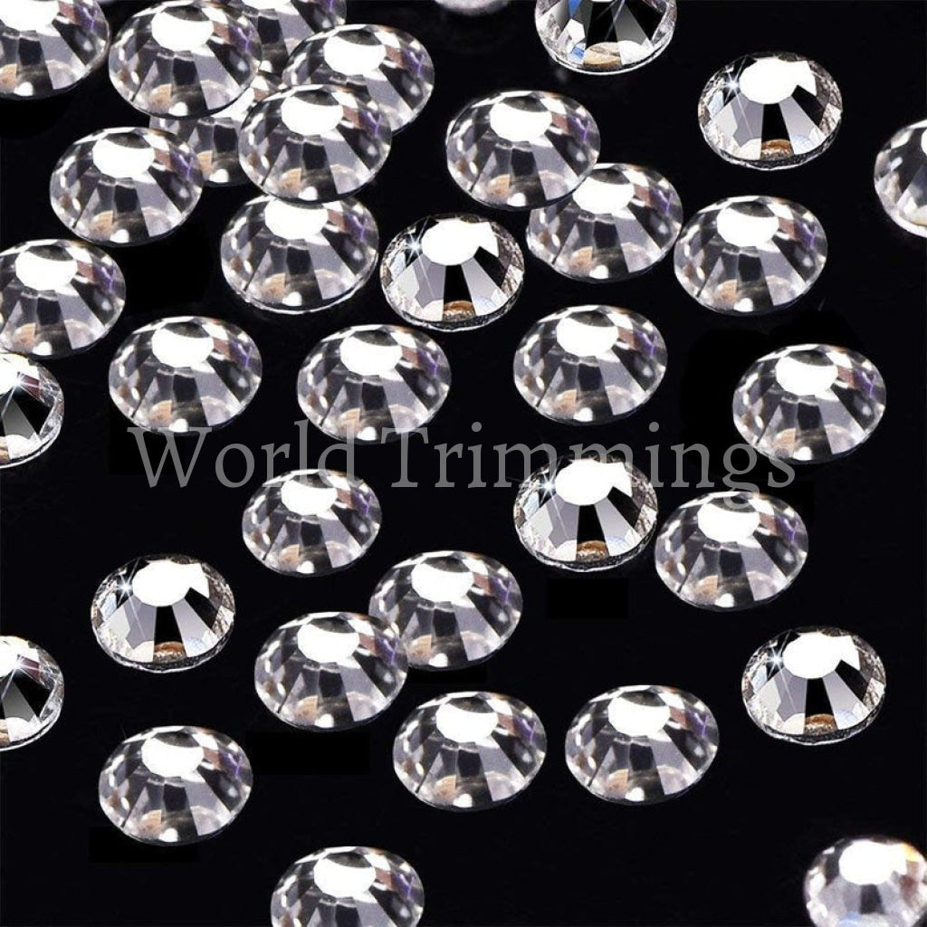 Crystal 4Mm Loose Flat Back Rhinestone Packs/ Swarovski Shine Rhinestones Glue On Ss16/1440Pcs