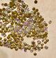 Crystal Ab Ss10 Loose Pointy Rhinestone Packs/ Swarovski Shine Rhinestones Glue On Ss10/1440Pcs