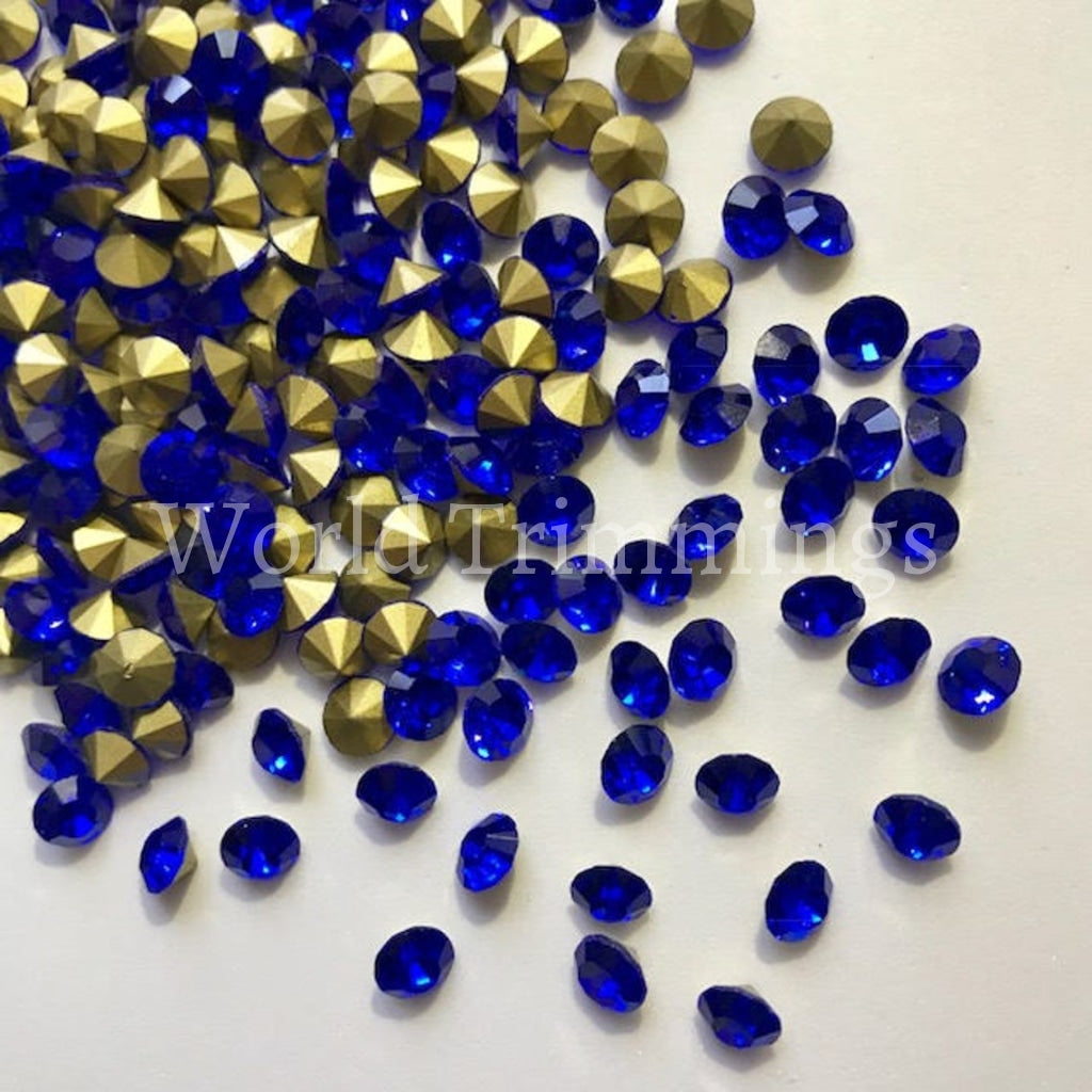 Crystal Ab Ss10 Loose Pointy Rhinestone Packs/ Swarovski Shine Rhinestones Glue On Ss10/1440Pcs