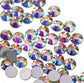 Crystal Ab Ss12 Rhinestone Loose Flat Back Packs/ Swarovski Shine Rhinestones Glue On Ss12/1440Pcs