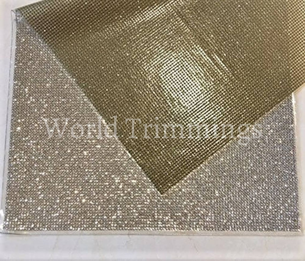 White Rhinestone Mesh Rhinestone Mesh – World Trimmings