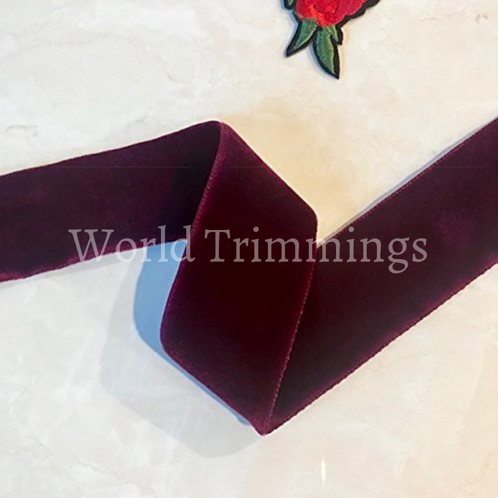 Morex Ribbon 01240/10-725 Nylvalour Swiss Velvet Nylon Ribbon, 1 1/2-Inch by 11-Yard, Black
