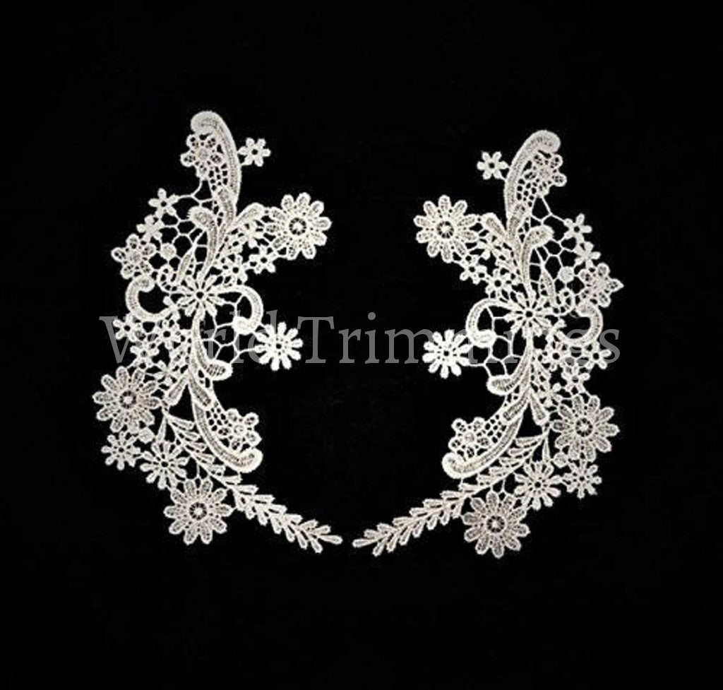 Flower Lace Applique Diy Sew On Price Per Pair Baby & Toddler Clothing Accessories