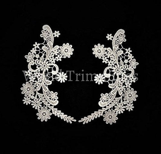 Flower Lace Applique Diy Sew On Price Per Pair Baby & Toddler Clothing Accessories