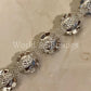 Flower Rhinestone Crystal Ab Trimming Chain Bridal Wedding Sash Hair Decoration 1/2 Diameter Selling