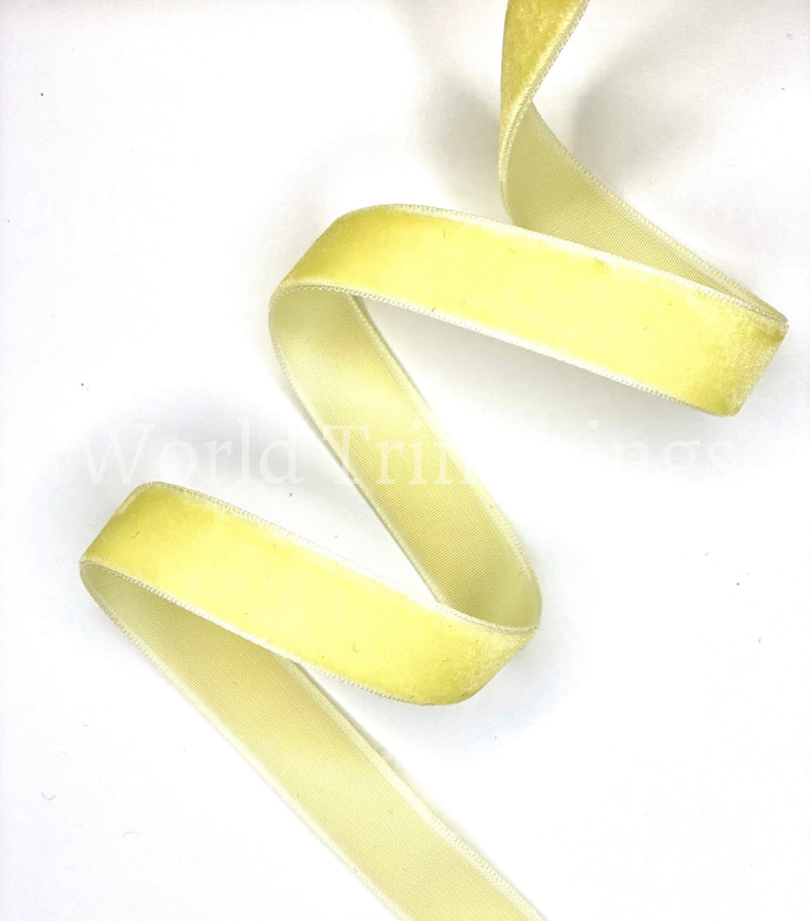 Olive Green color Single Face Velvet Ribbon 6 Yards 5/8Inch(16mm