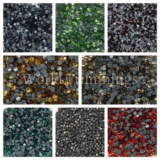 Loose Rhinestone Packs/ Swarovski Shine Rhinestones Hot Fix Iron On Crystal Ss10/1440Pcs Clothing