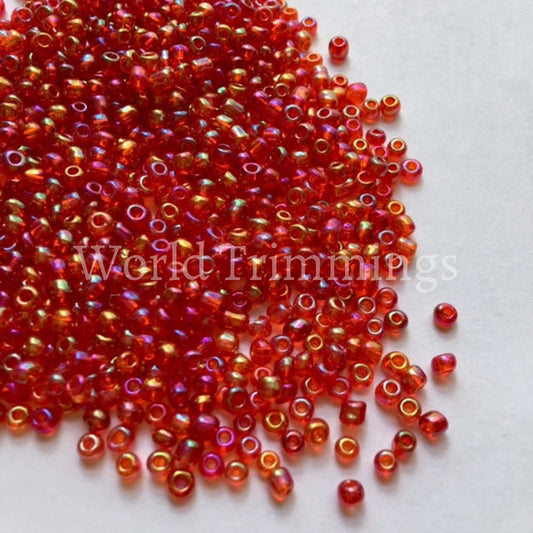 Loose Seeds Beads Price Per Pack/ 80 Grams Size 11/0 Color:  Hot Pink Ab/gold/silver Ab Baby &