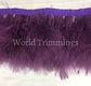 Marabou Turkey Fluff Feather Fringe Trim 6-7Long Eggplant(Selling Per Yard) Costume Accessories