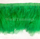 Marabou Turkey Fluffy Feather Trim 6-7 Long (Selling Per Yard) In Kelly Green Costume Accessories