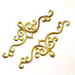 Metallic Gold Trimming Patch Applique Iron On Transfer Price For 2 Pcs Baby & Toddler Clothing