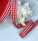 Red And White Gingham Ribbon 3/4 Picnic Craft Buffalo For Crafts Hair Accessories Christmas Gift