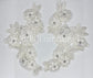 Rhinestone Flower Lace Three Dimension Applique Diy Sew On Price Per Pair Baby & Toddler Clothing