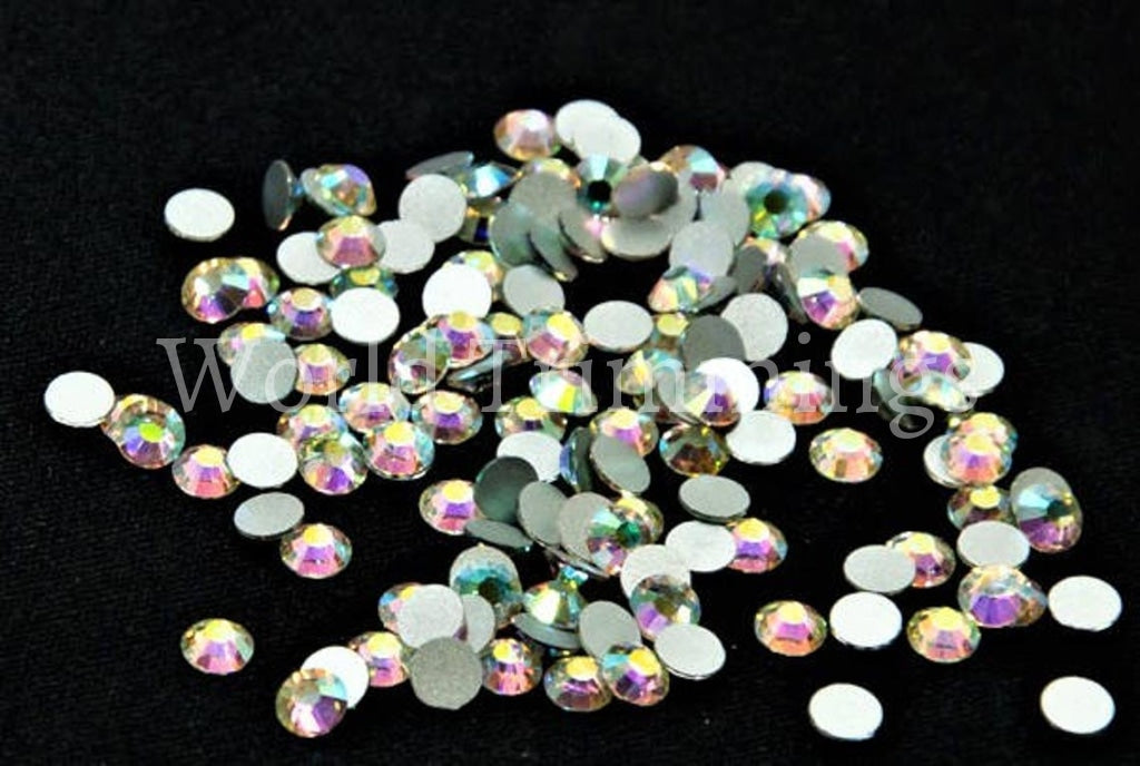 Rhinestones 288Pcs/ss34/7Mm High Quality Crystal Ab Flat Back Wholesale Loose Flatback Crystals