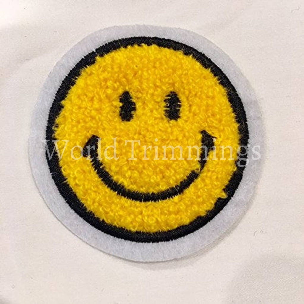 Smiley Face Patch Applique Selling Per Pair Sew On Or Glue On Price Per 4 Pcs Baby & Toddler