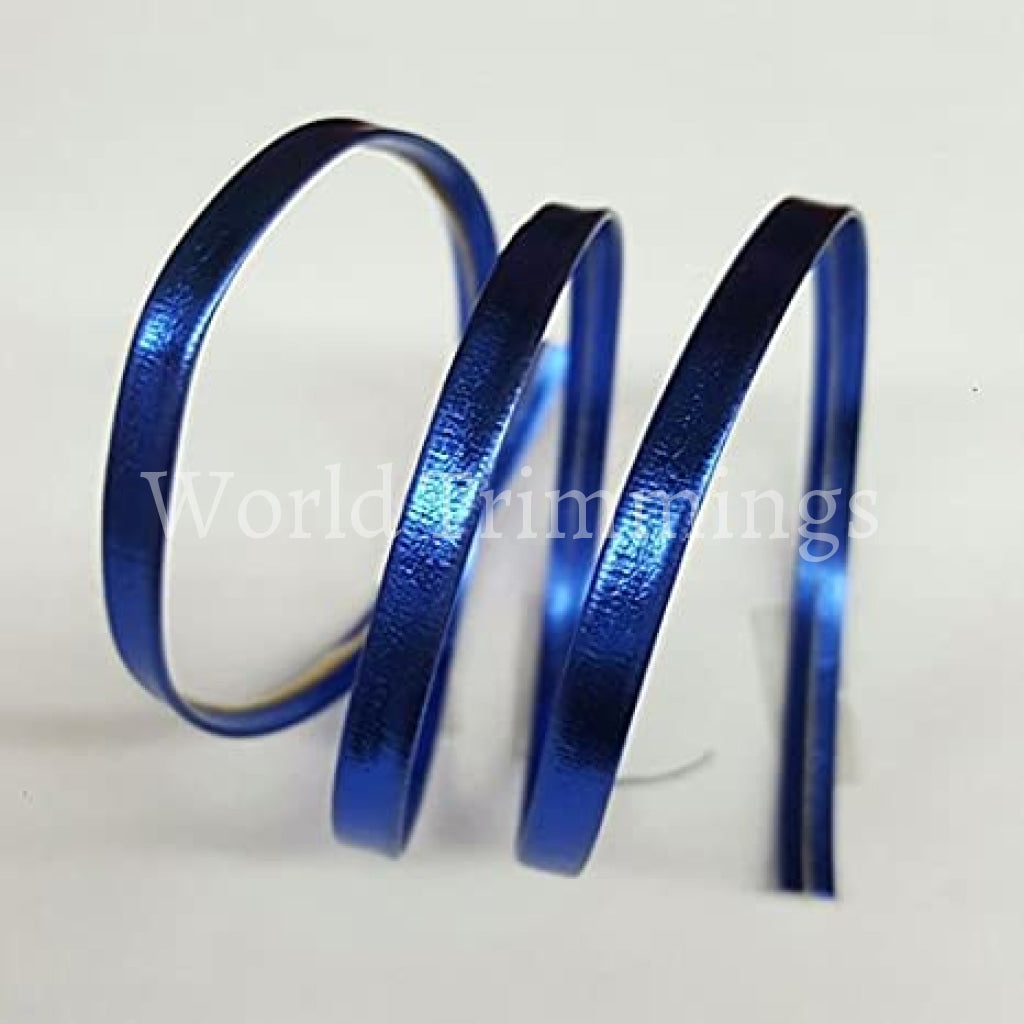 Synthetic Leather Bias Tape 5Mm Price Per 10 Yards Royal Blue Costume Accessories