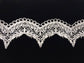 Venice Lace Trimming Embroidered Price Per Yard /4 Wide (Black Or Off White ) Clothing Accessories