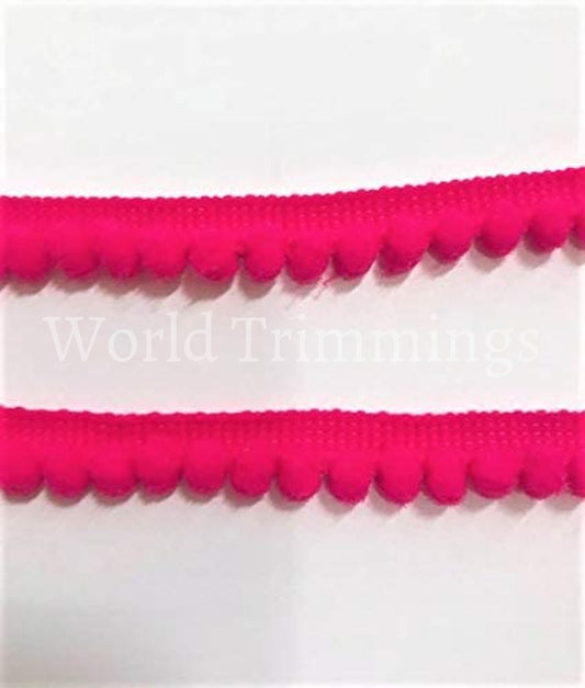 Wholesale Mini Pom Trimming Handcrafted Fringe Fabric Lace Sewing Border Trim New For Craft Color